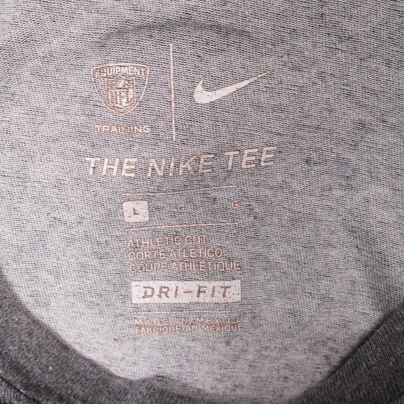 Nike Pittsburgh Steelers Dri-FIT T-Shirt NFL Football Gray Short Sleeve Large‎ - Picture 5 of 7